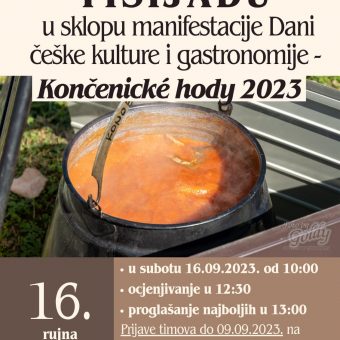 Fišijada u sklopu manifestacije Dani češke kulture i gastronomije Končenické hody 2023